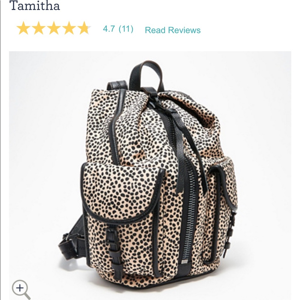 Aimee Kestenberg cheetah nylon cargo backpack